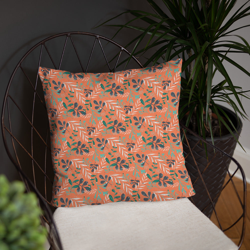 Basic Pillow, Leaves orange