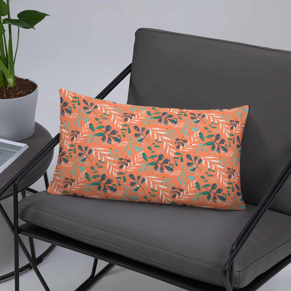 Basic Pillow, Leaves orange