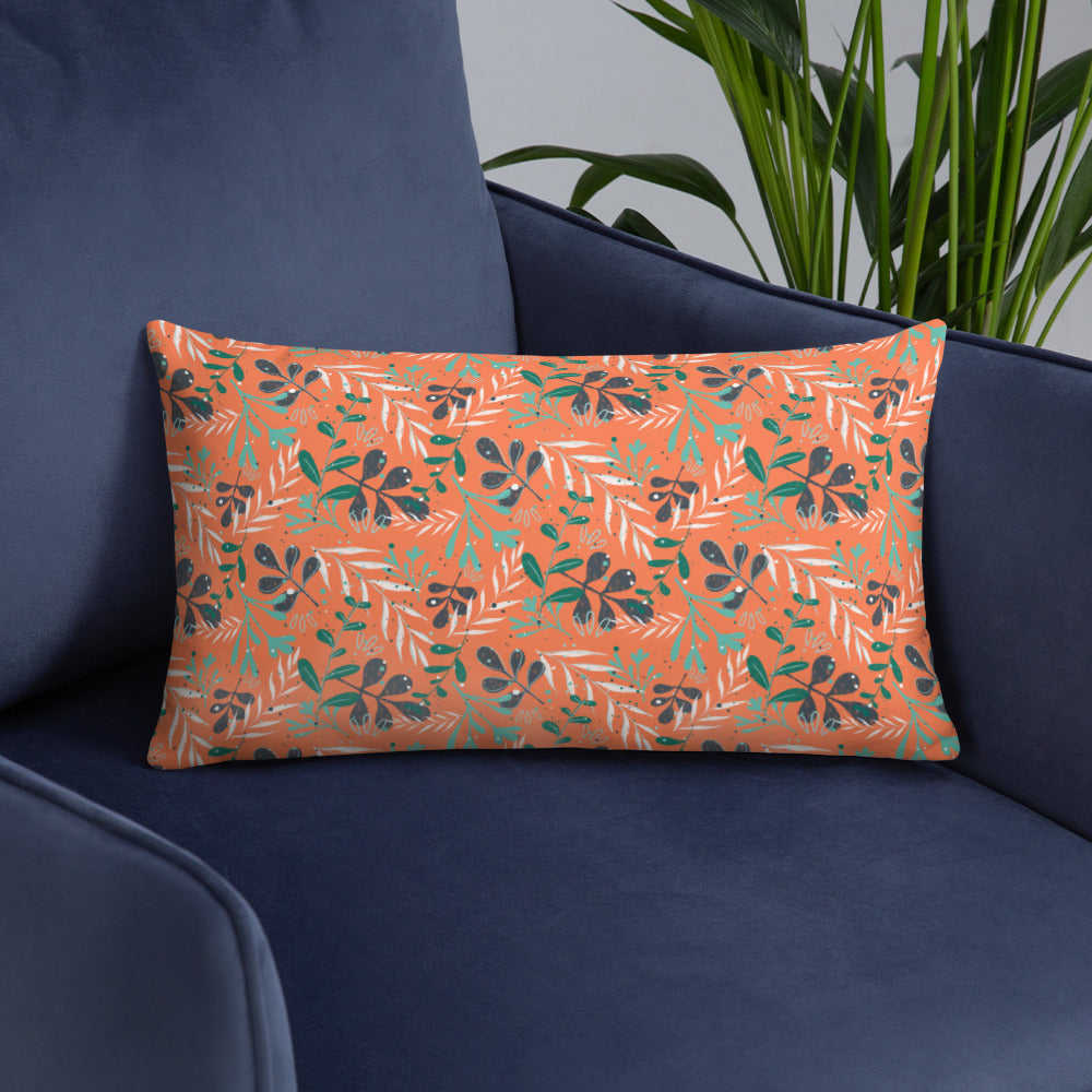 Basic Pillow, Leaves orange