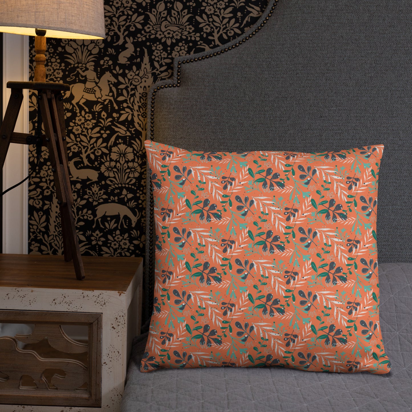 Basic Pillow, Leaves orange