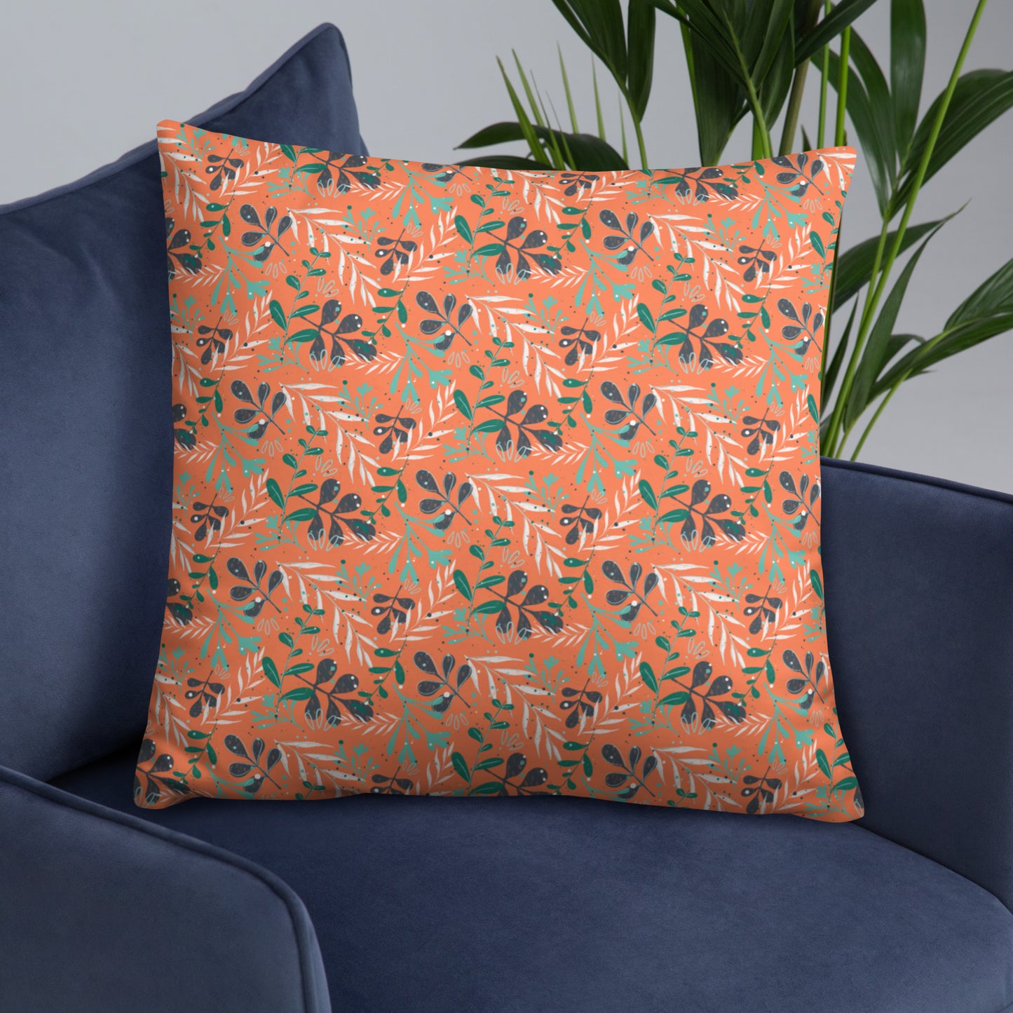 Basic Pillow, Leaves orange