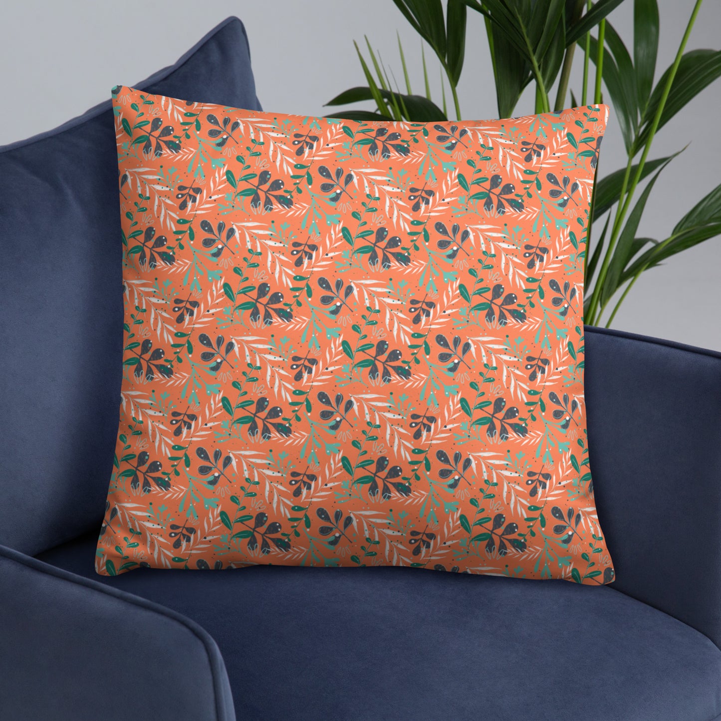 Basic Pillow, Leaves orange