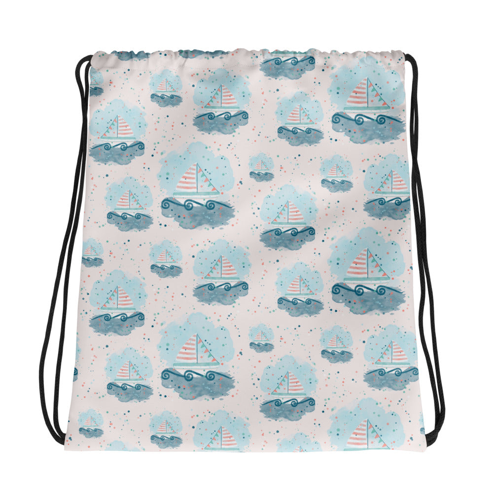 Drawstring bag, Sail boats