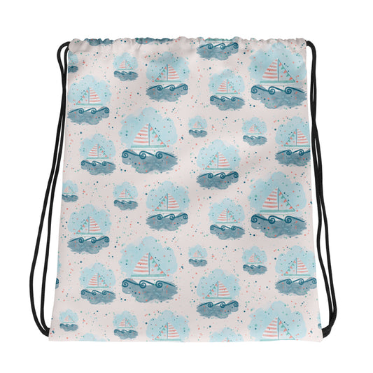 Drawstring bag, Sail boats