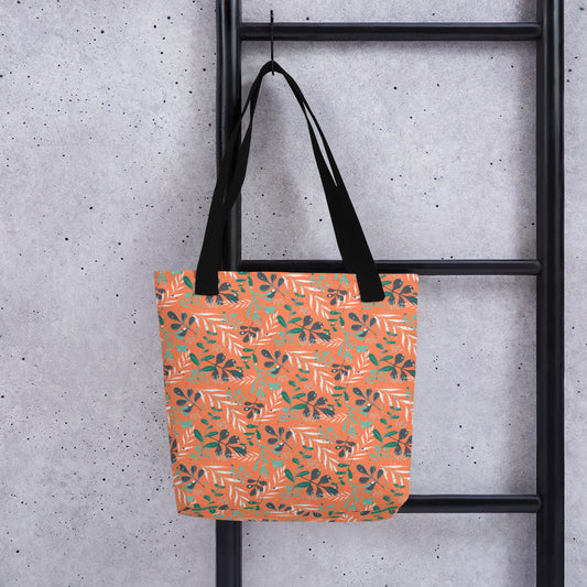 Tote bag, Leaves orange