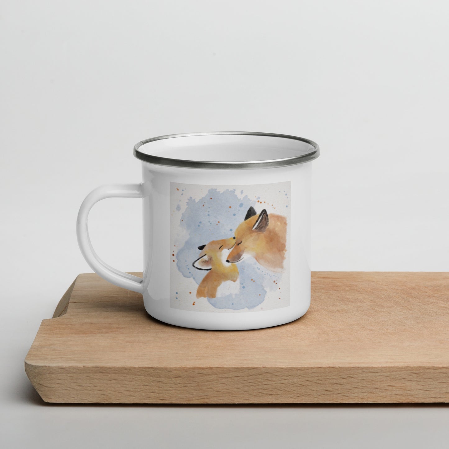 Enamel Mug Foxes