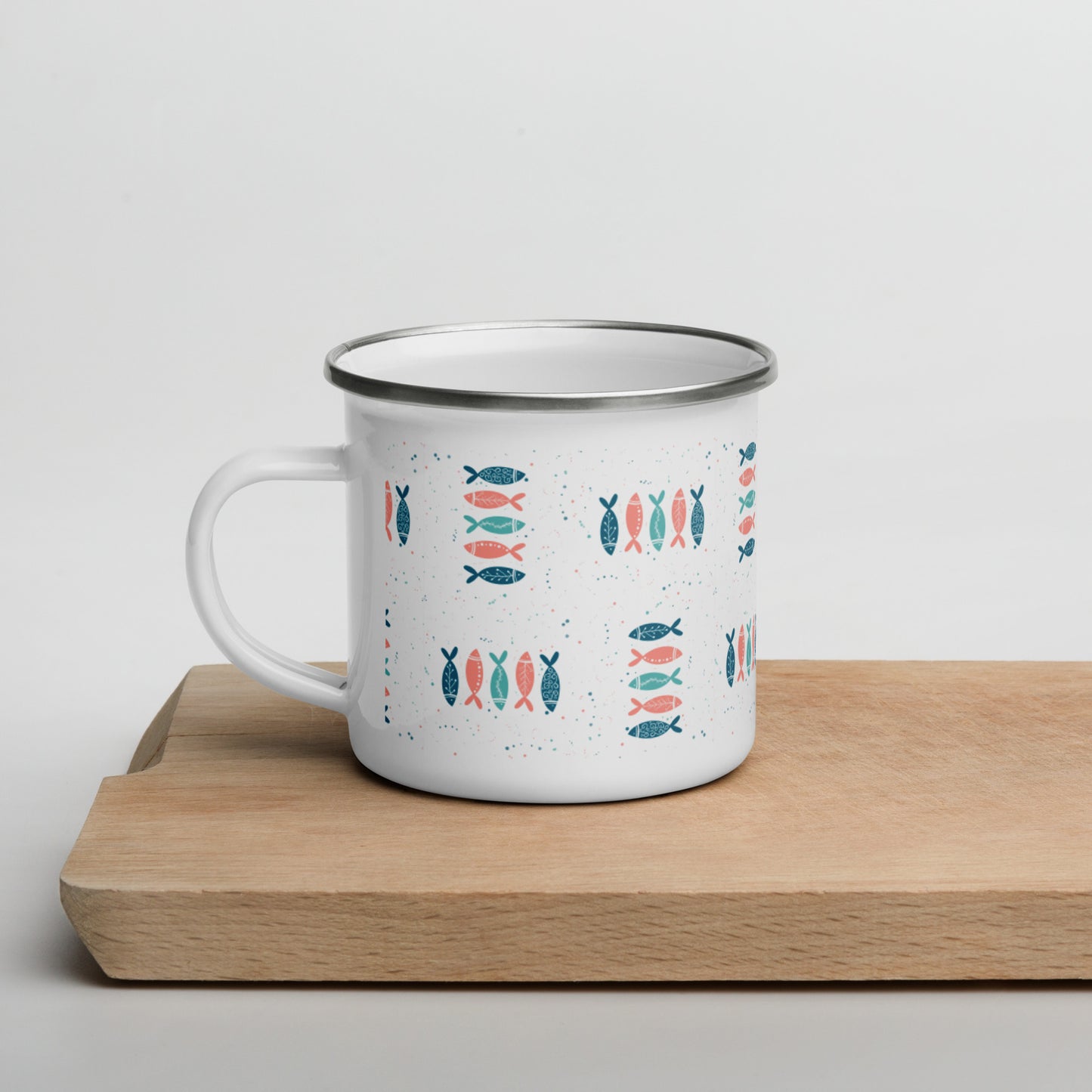 Enamel Mug, Colorful fish