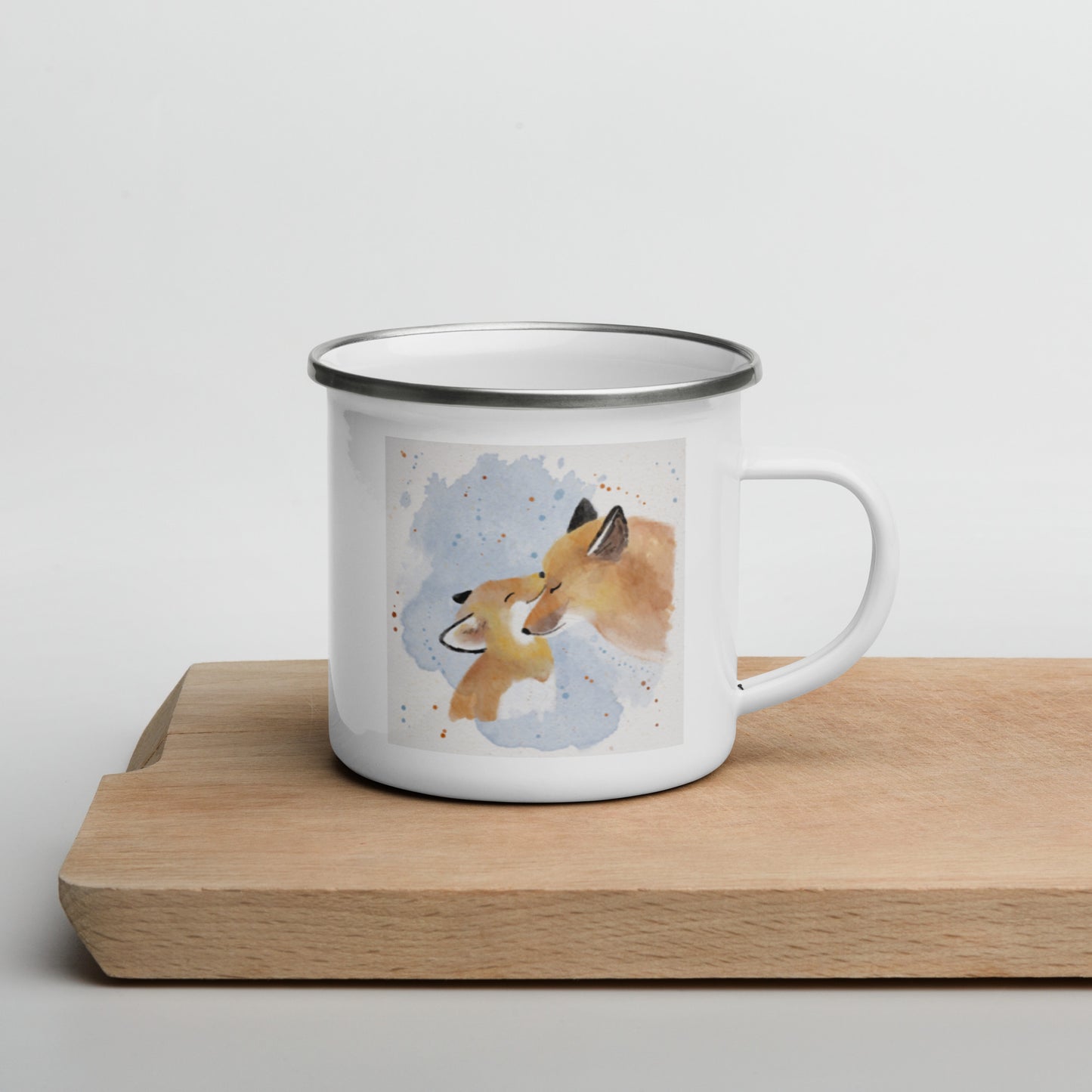 Enamel Mug Foxes