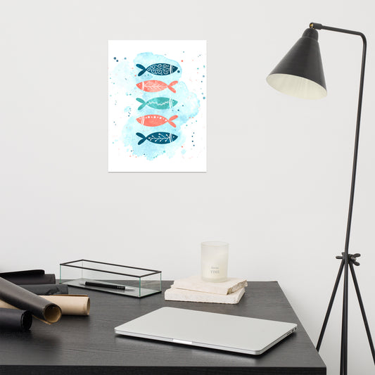 Poster, Colorful fish