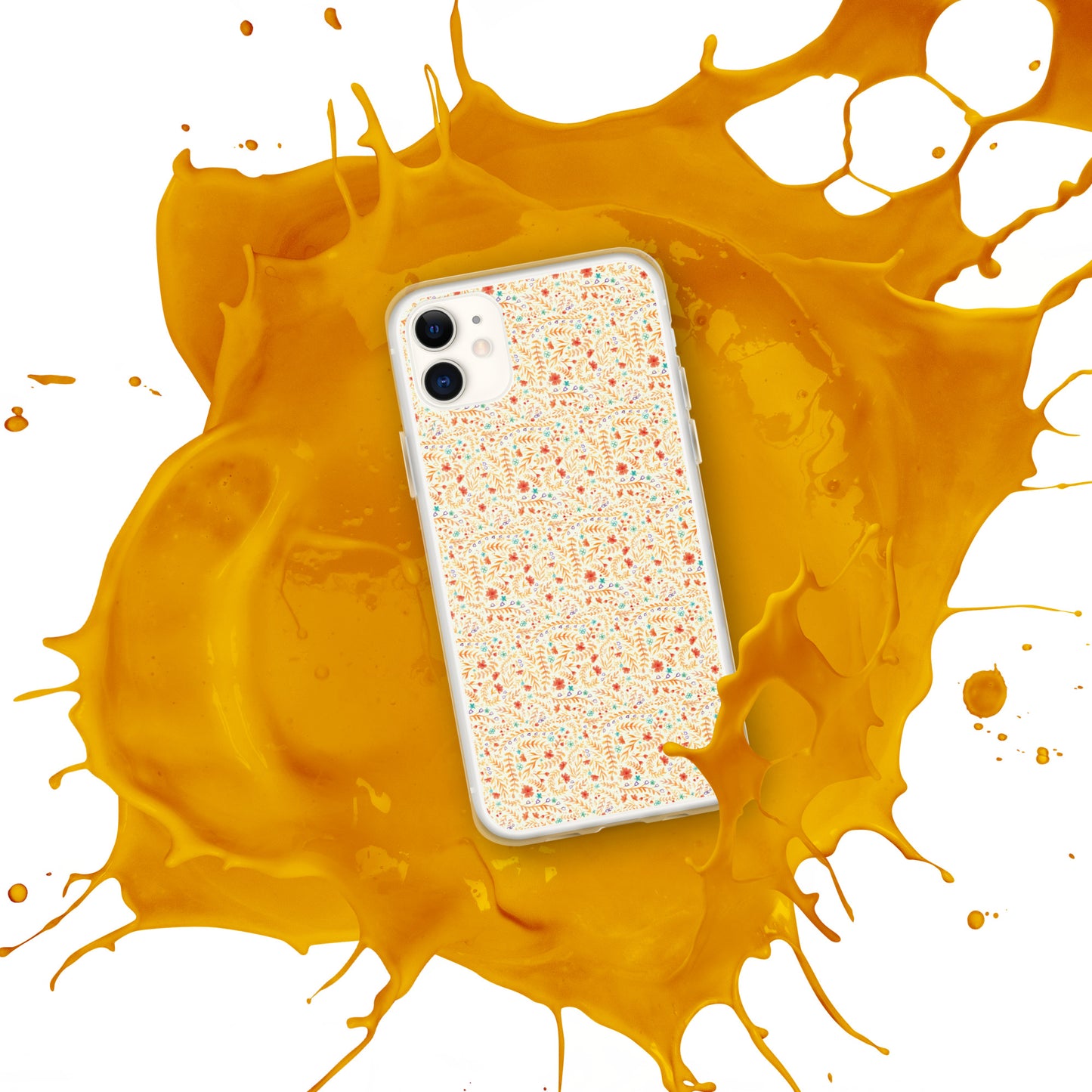 iPhone Case, little yellow flowers pattern