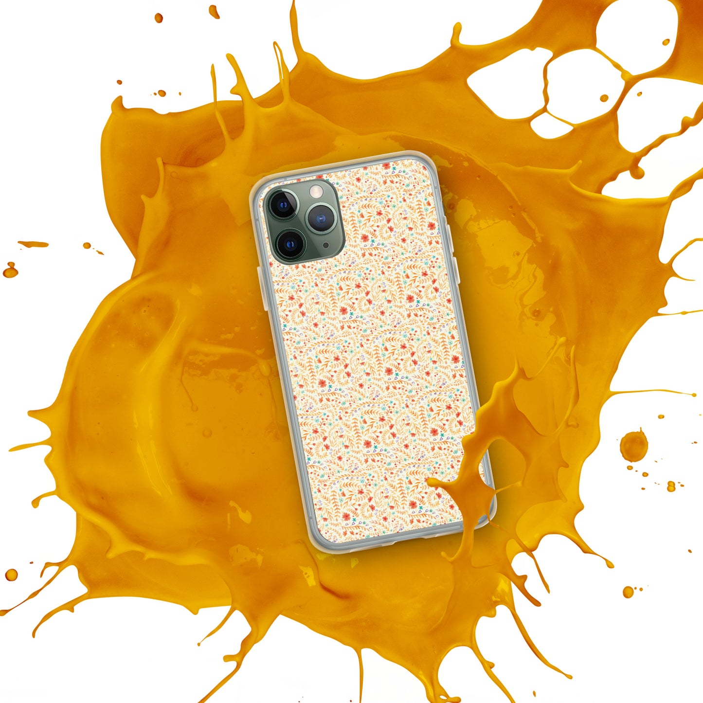 iPhone Case, little yellow flowers pattern