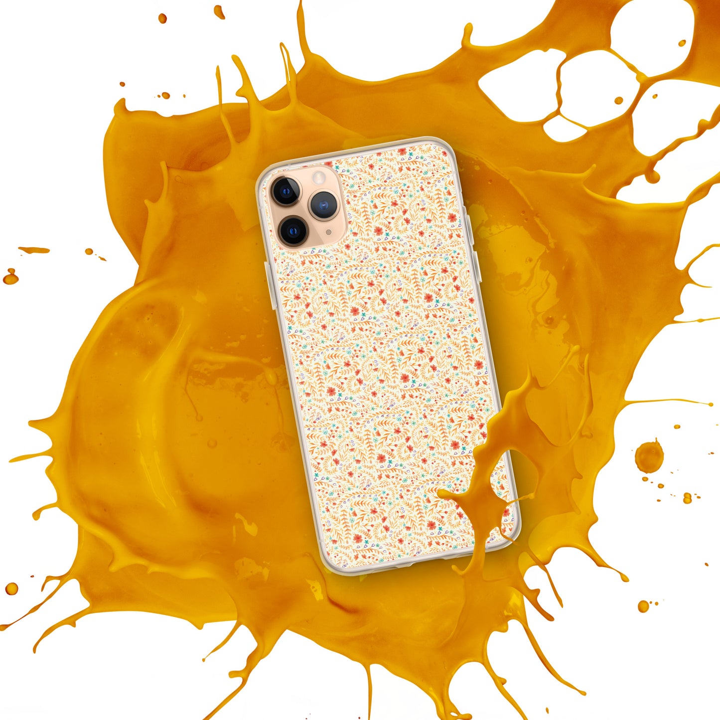 iPhone Case, little yellow flowers pattern