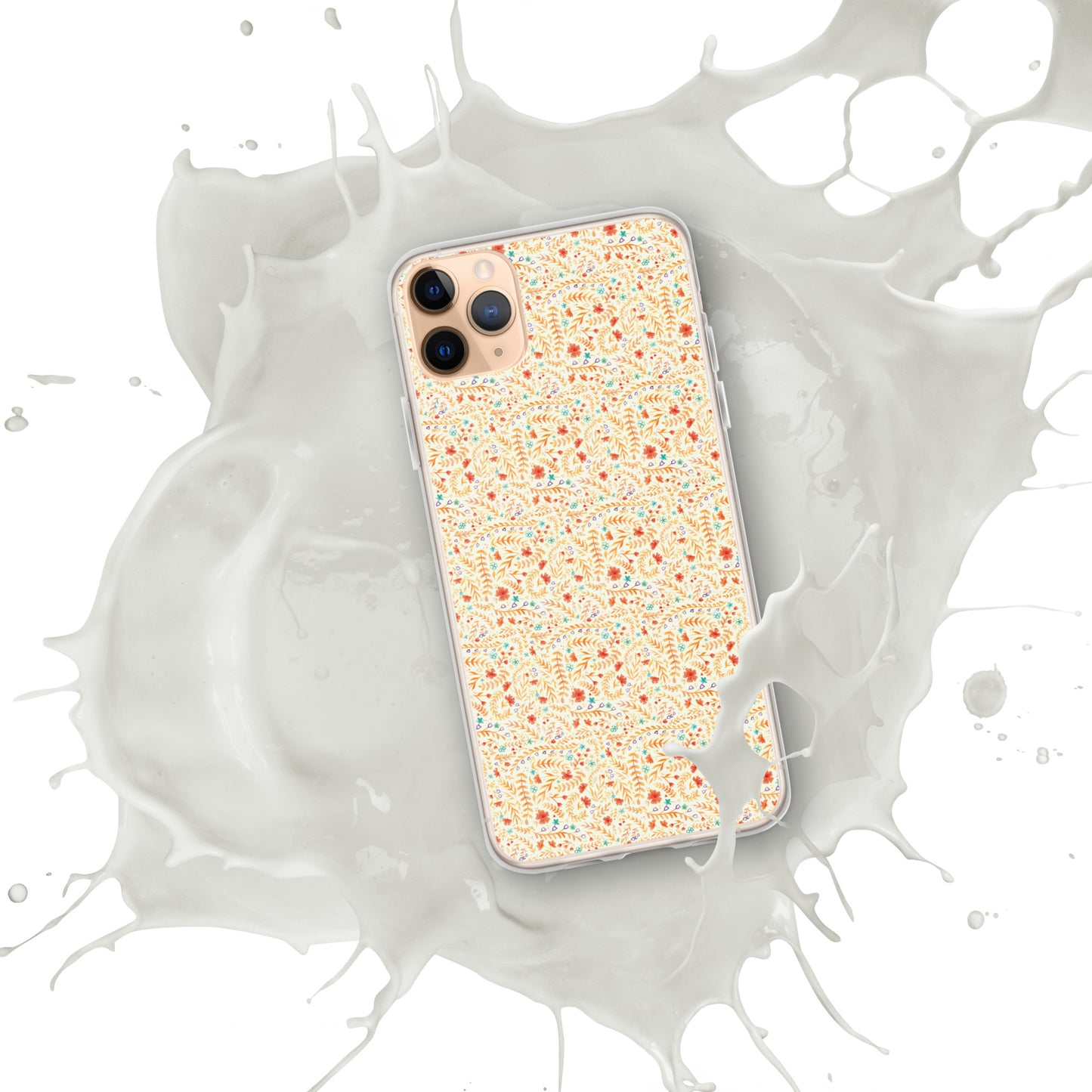 iPhone Case, little yellow flowers pattern