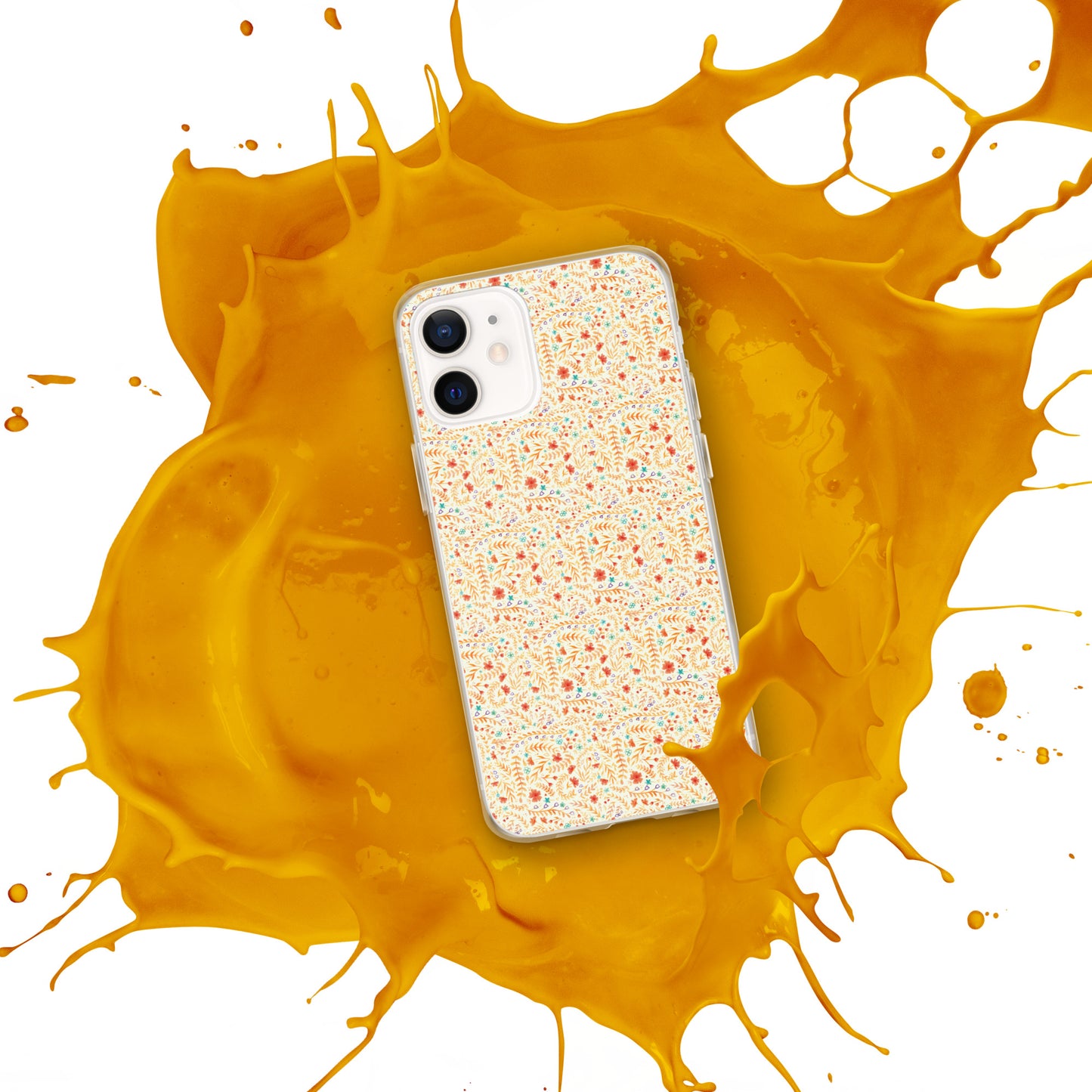 iPhone Case, little yellow flowers pattern