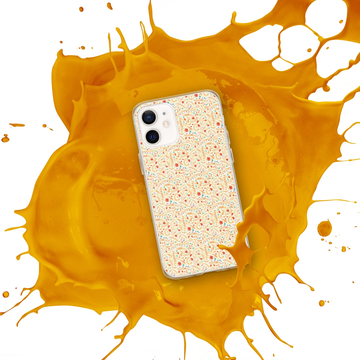 iPhone Case, little yellow flowers pattern