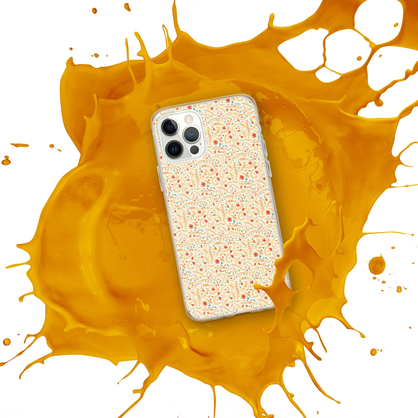 iPhone Case, little yellow flowers pattern