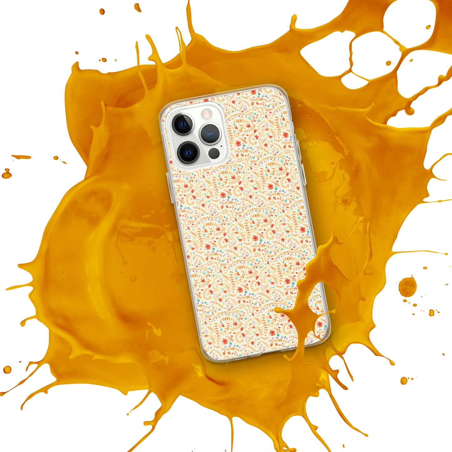 iPhone Case, little yellow flowers pattern