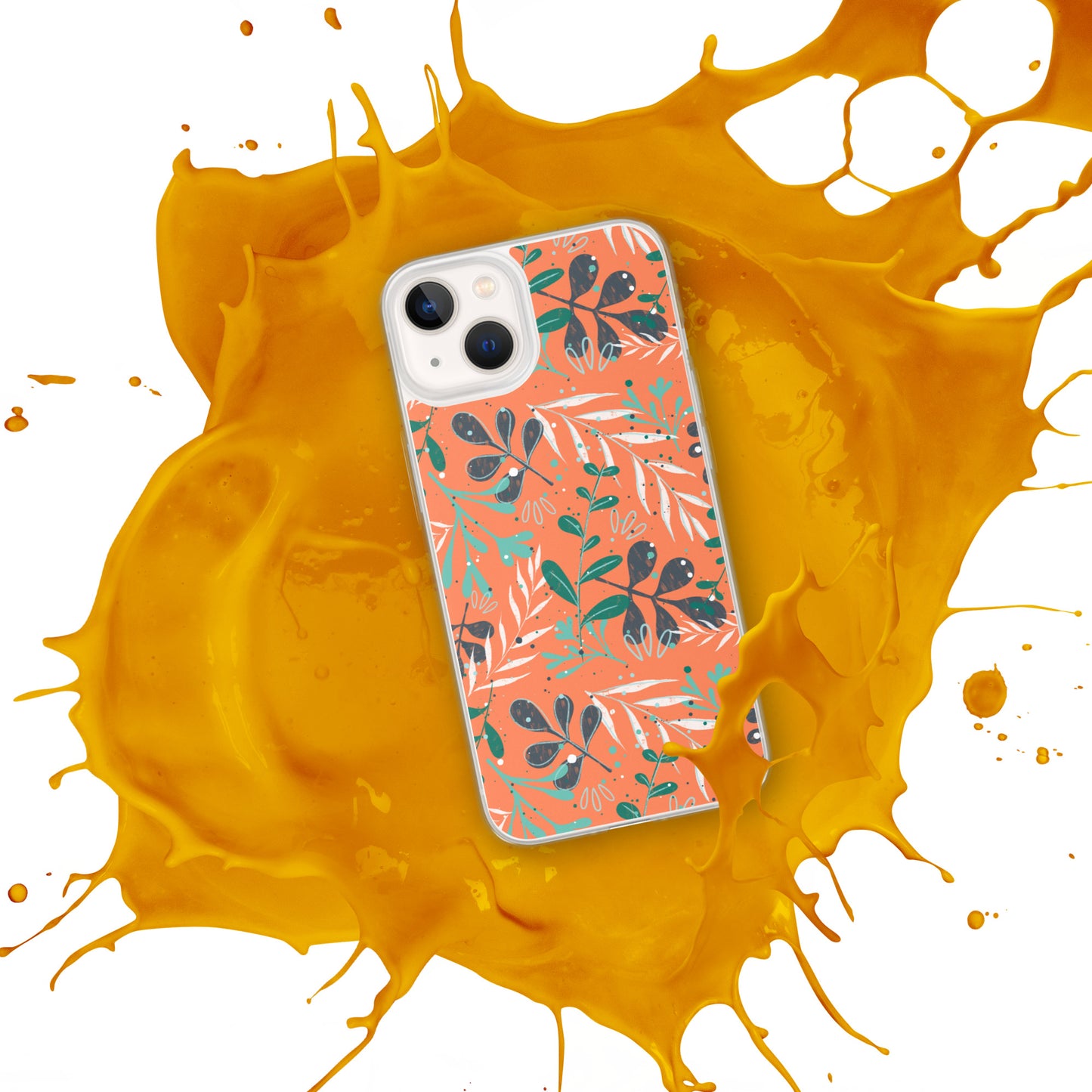 iPhone Case, Leaves orange