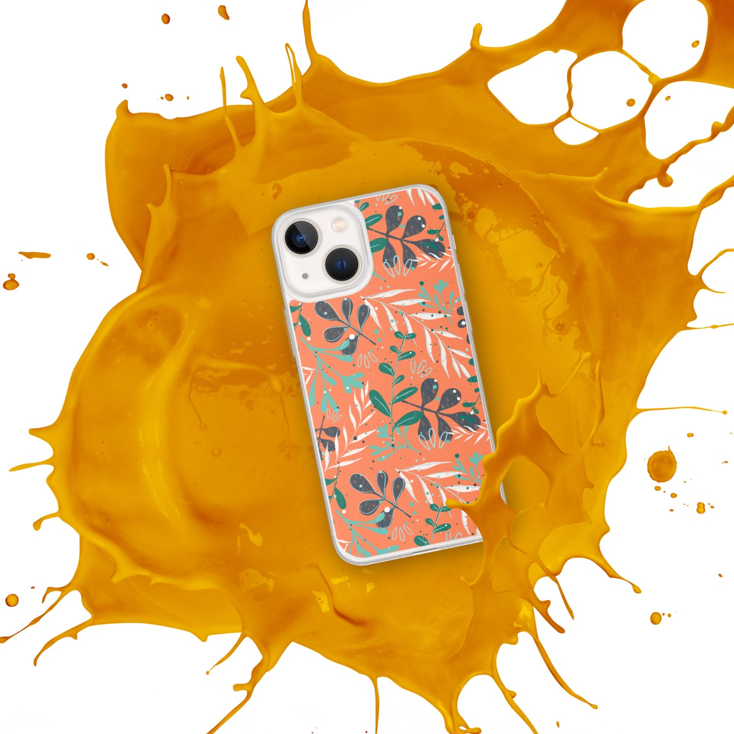 iPhone Case, Leaves orange