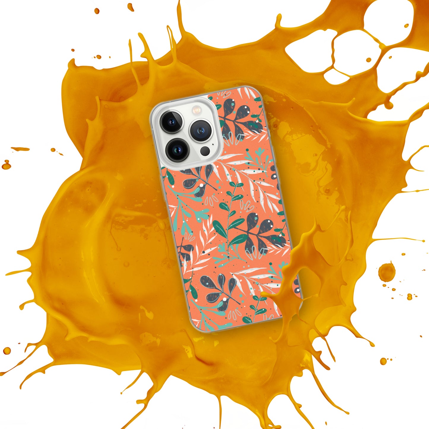 iPhone Case, Leaves orange