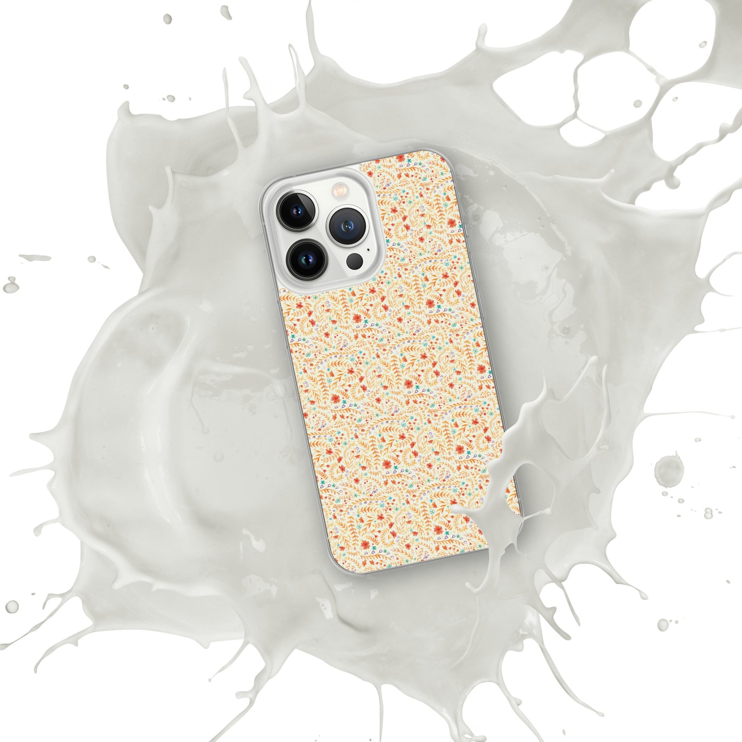 iPhone Case, little yellow flowers pattern