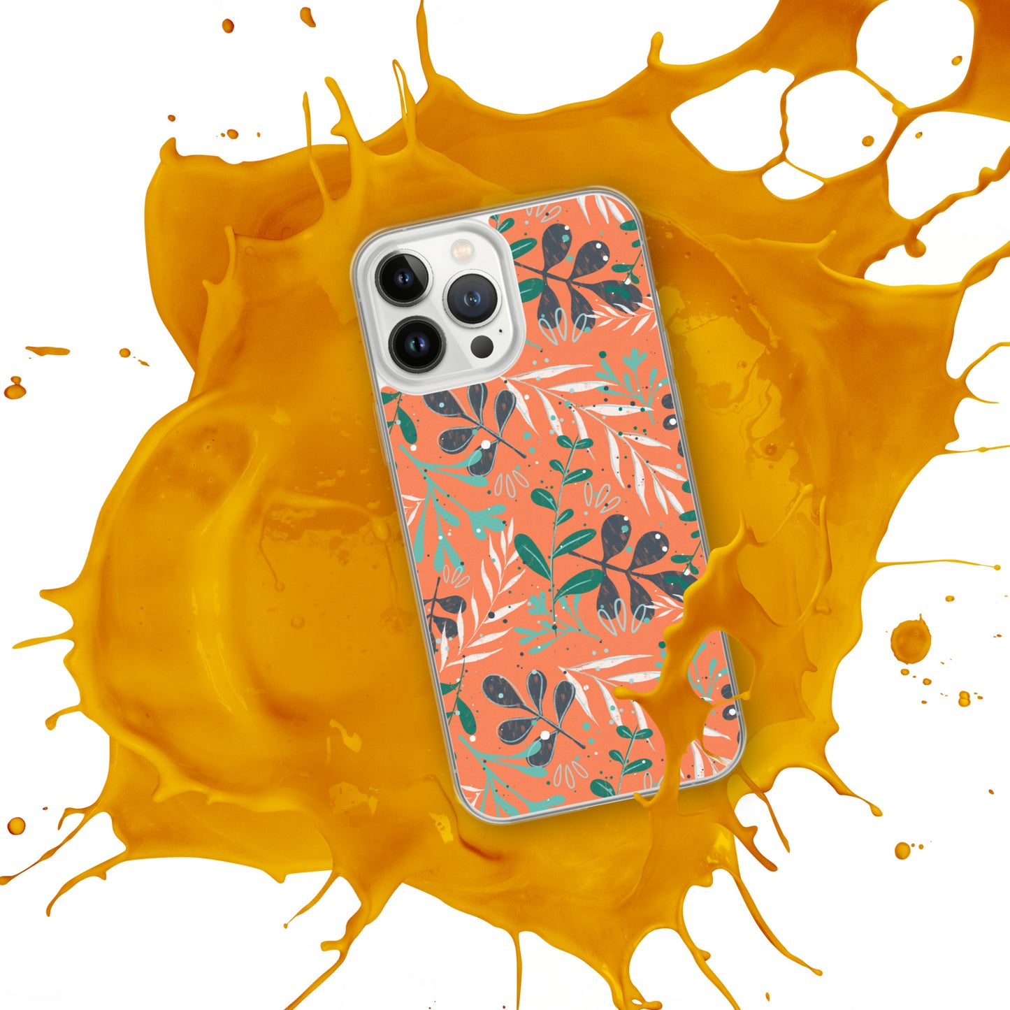 iPhone Case, Leaves orange