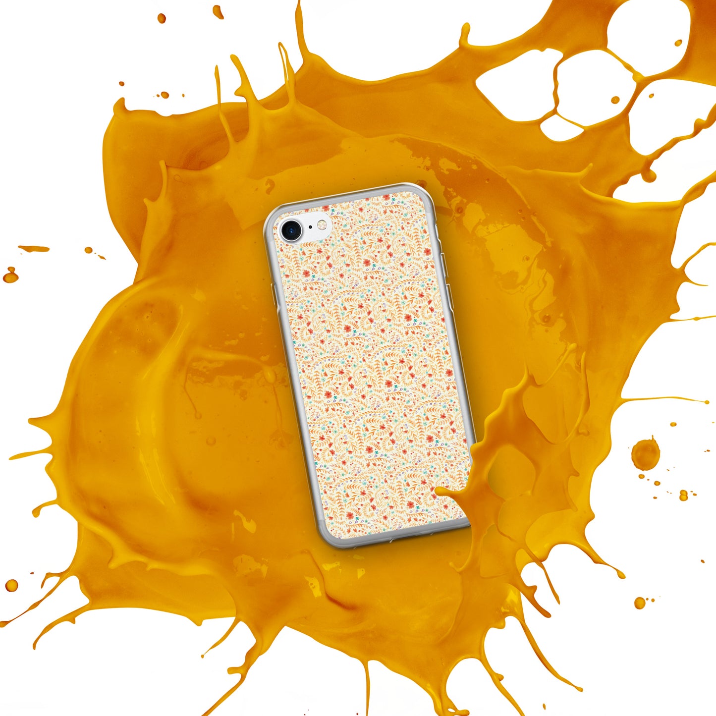 iPhone Case, little yellow flowers pattern