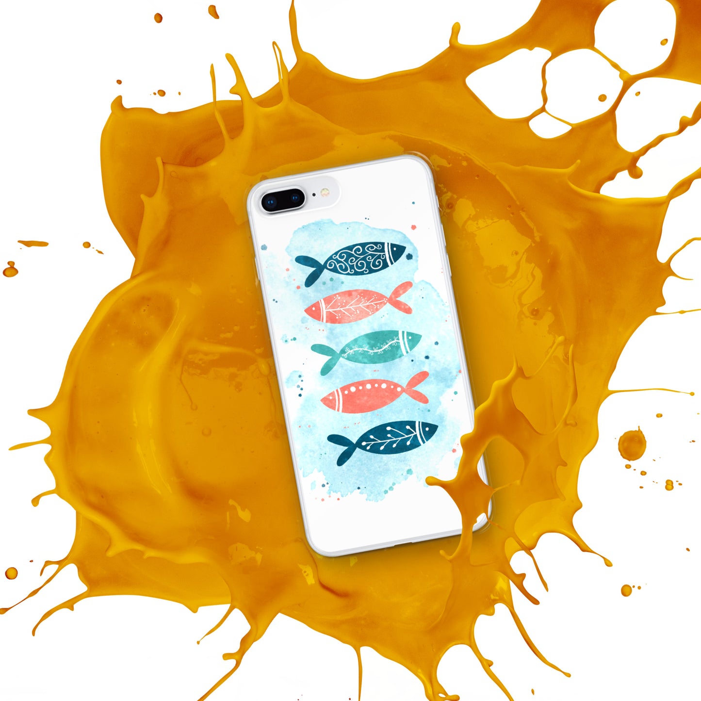 iPhone Case, Colorful fish