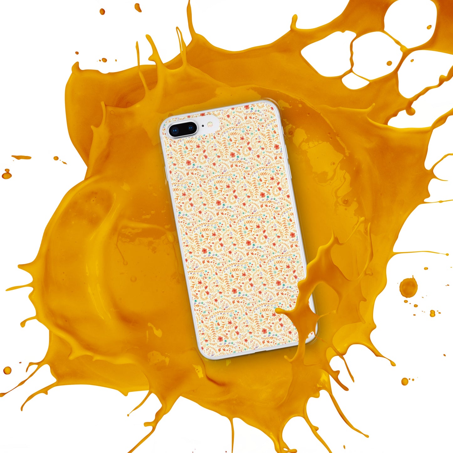 iPhone Case, little yellow flowers pattern