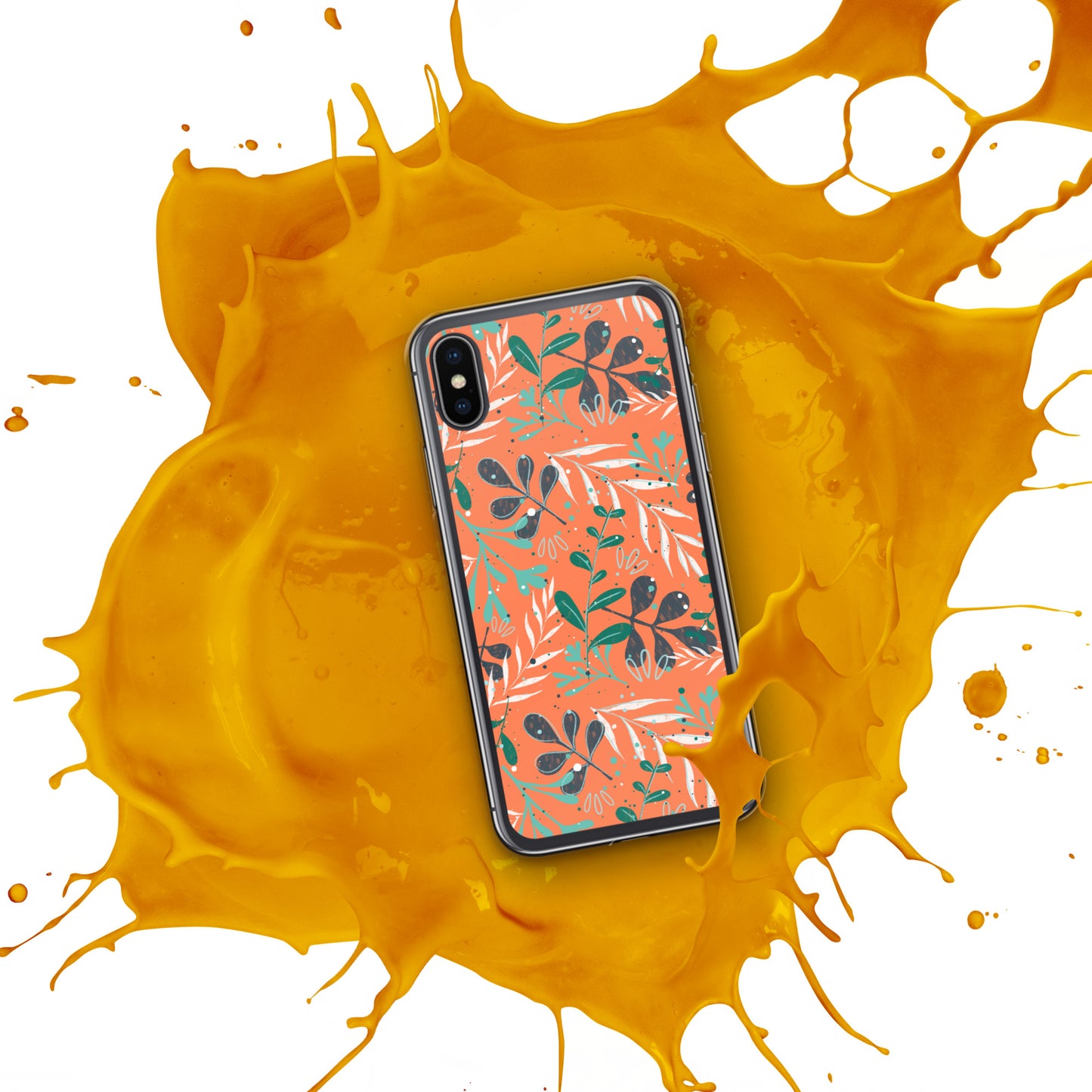 iPhone Case, Leaves orange