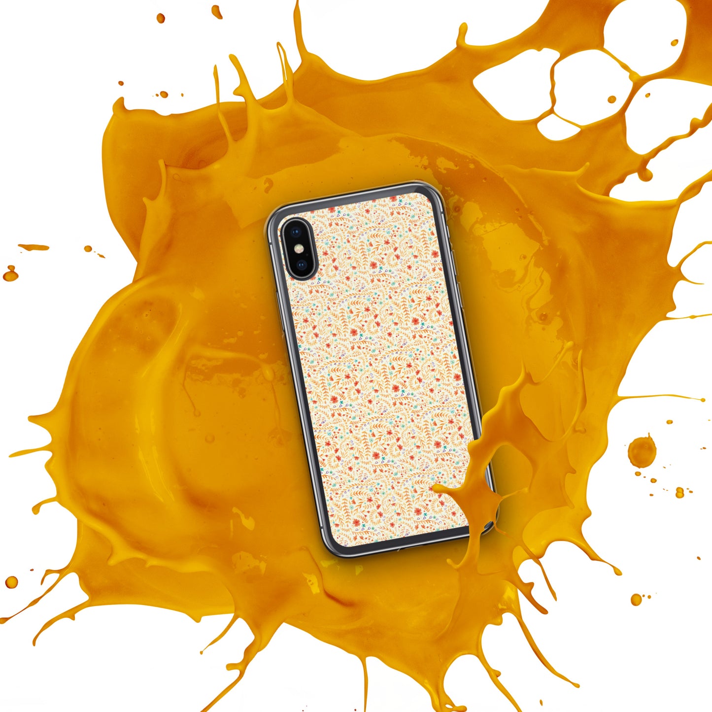 iPhone Case, little yellow flowers pattern