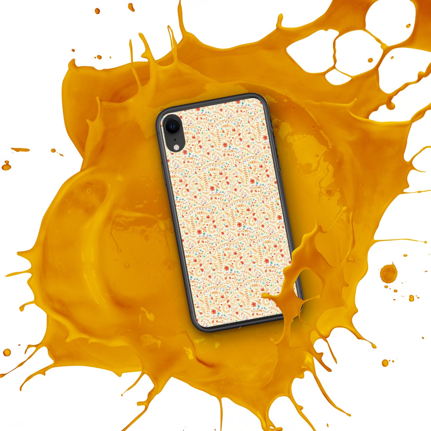 iPhone Case, little yellow flowers pattern