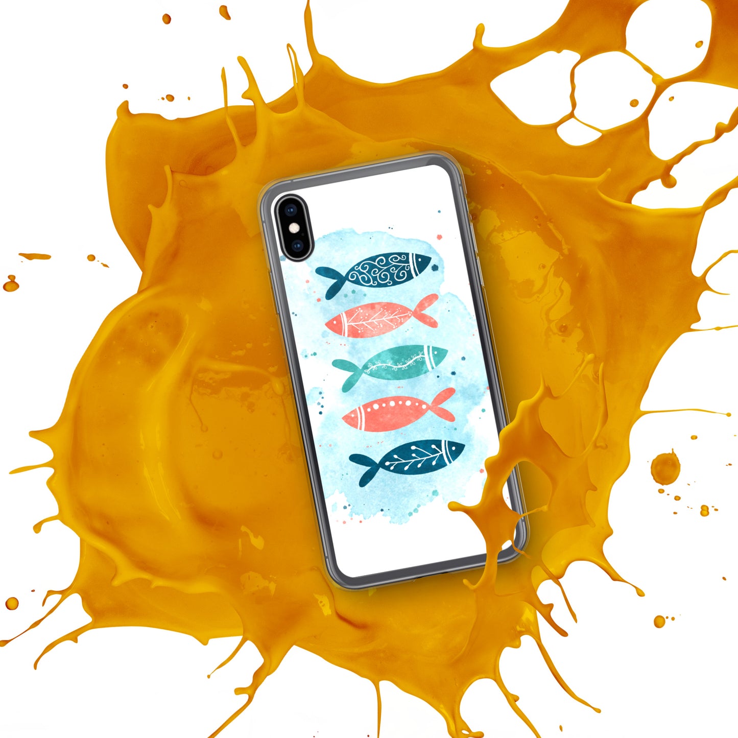 iPhone Case, Colorful fish