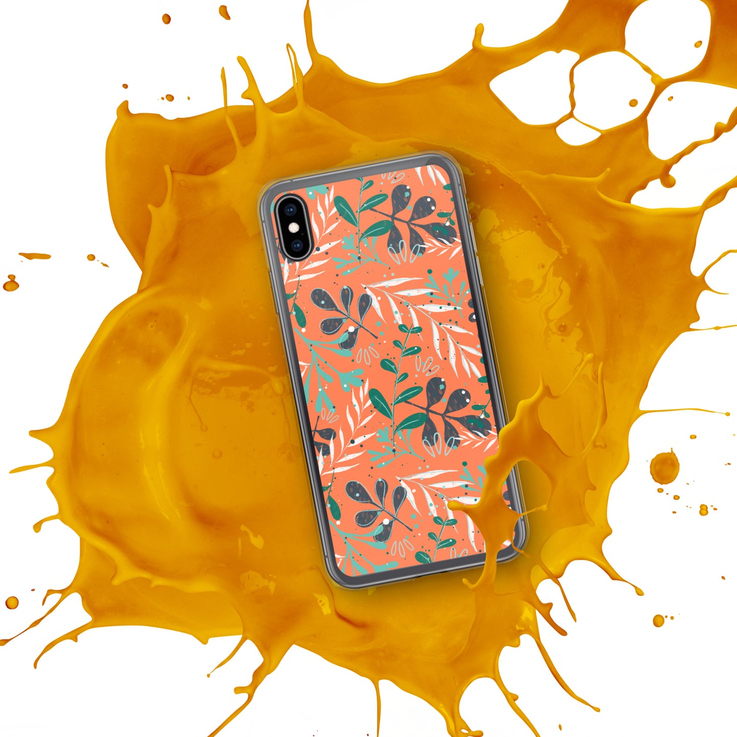 iPhone Case, Leaves orange