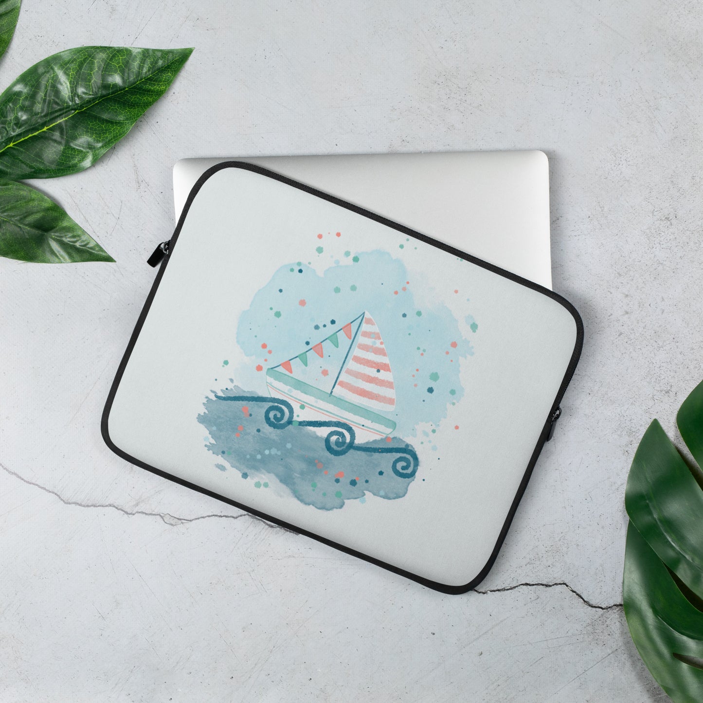 Laptop Sleeve, Sail boat