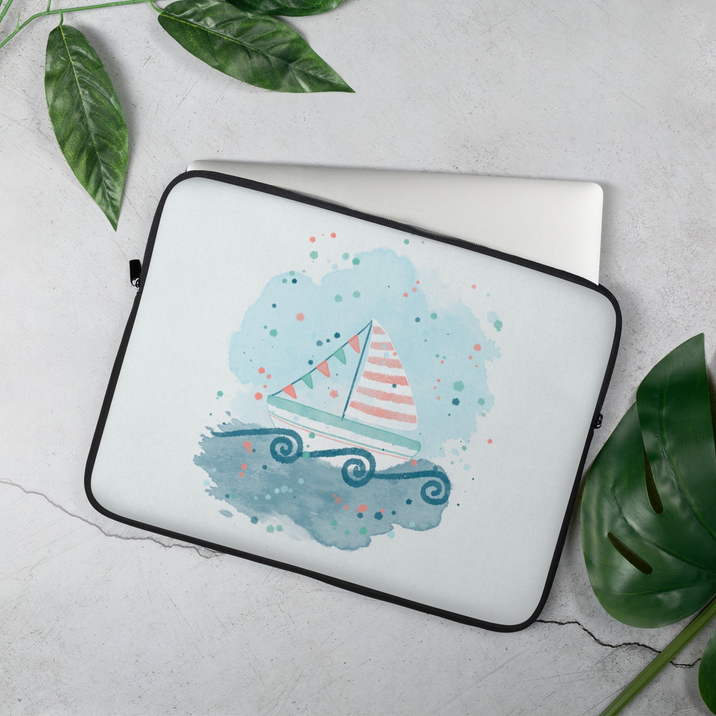 Laptop Sleeve, Sail boat