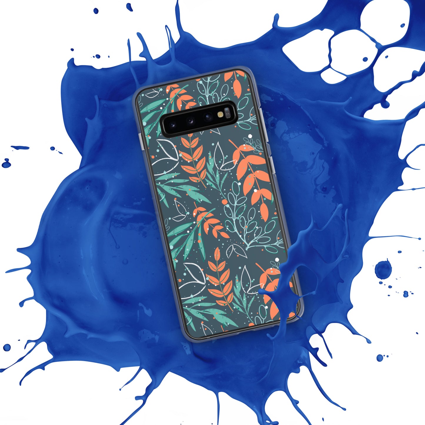 Samsung Case, Leaves blue