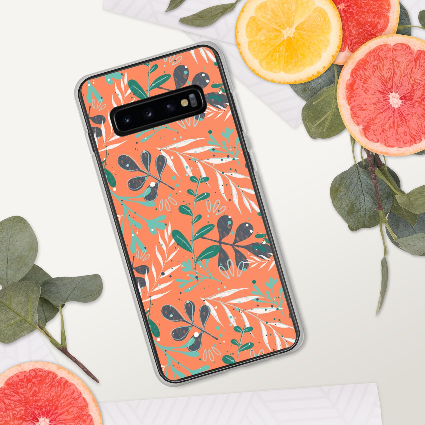 Samsung Case, Leaves orange