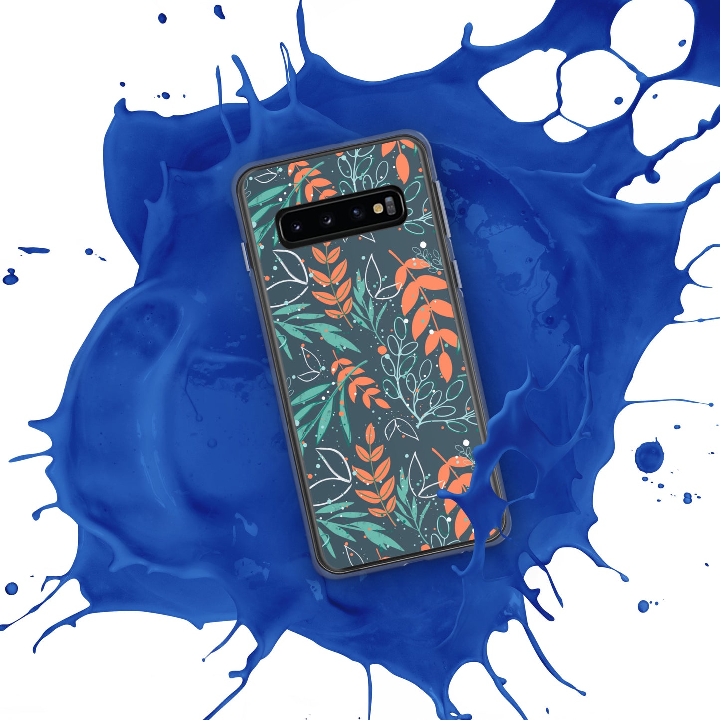 Samsung Case, Leaves blue