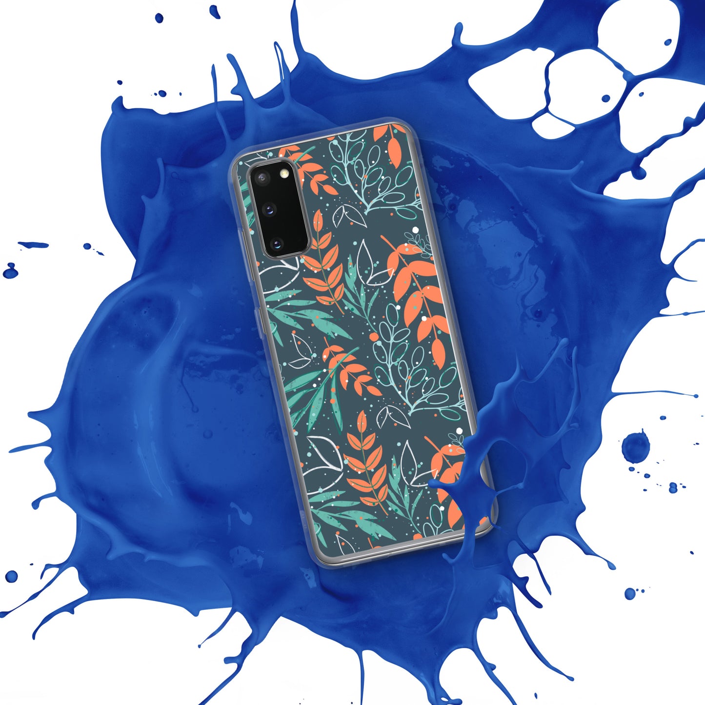 Samsung Case, Leaves blue