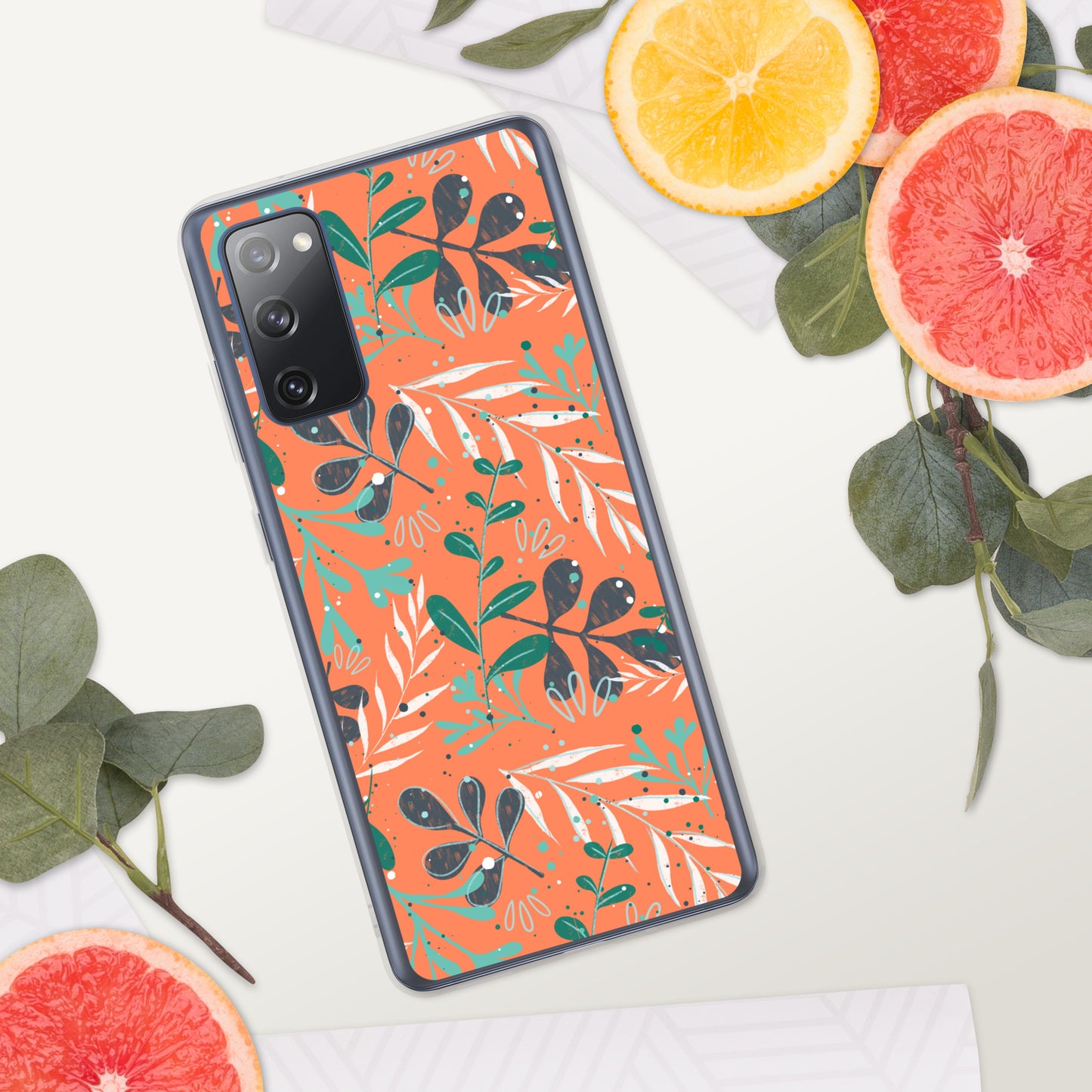 Samsung Case, Leaves orange