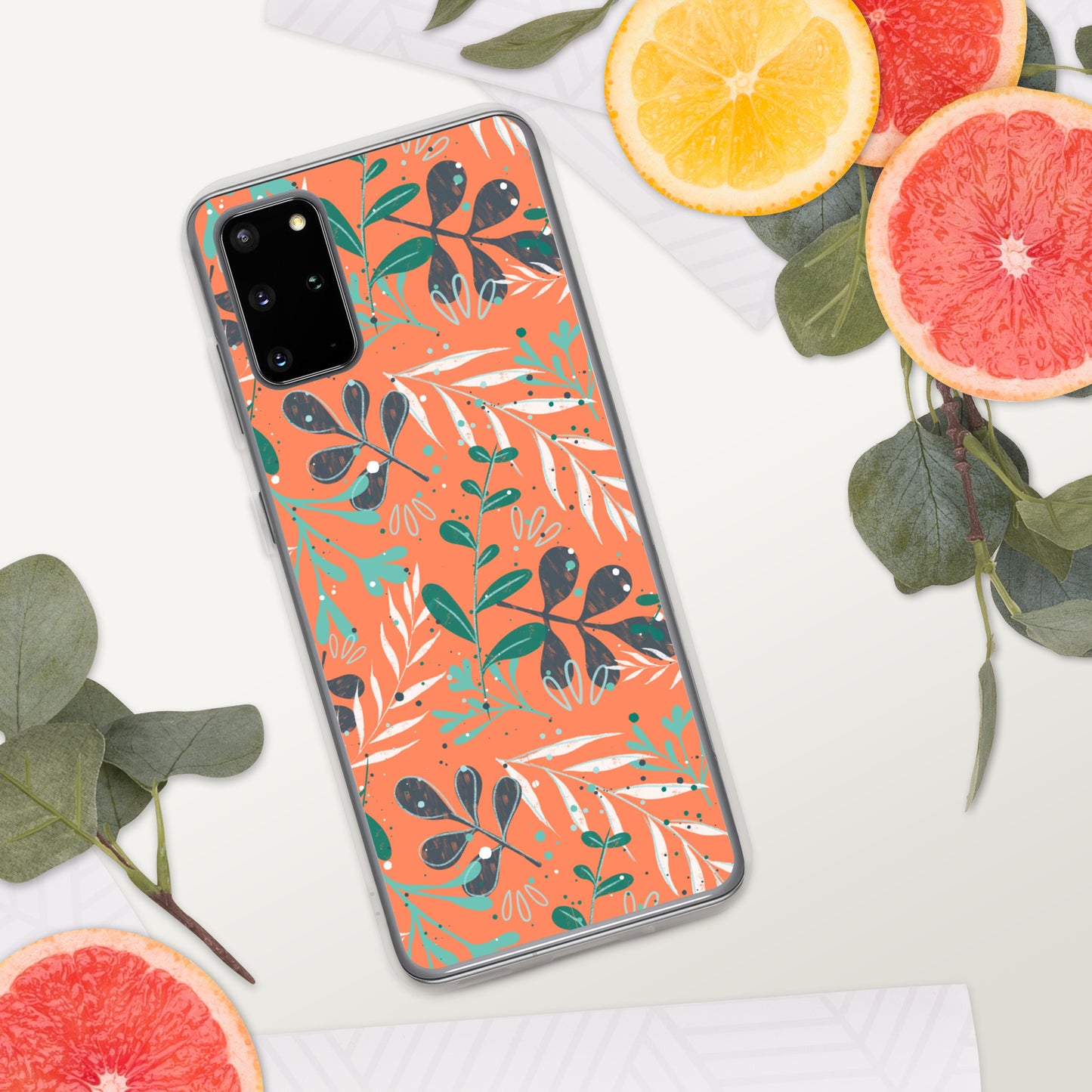 Samsung Case, Leaves orange