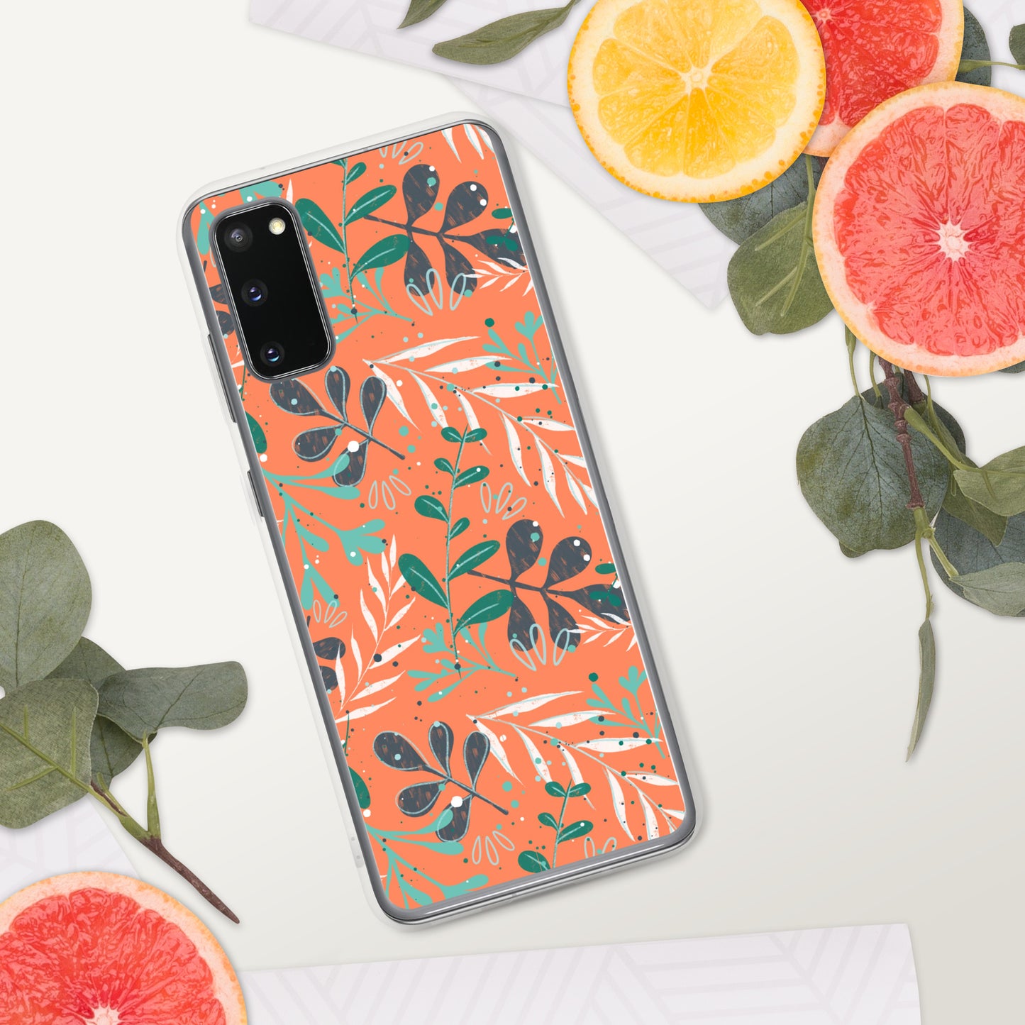 Samsung Case, Leaves orange