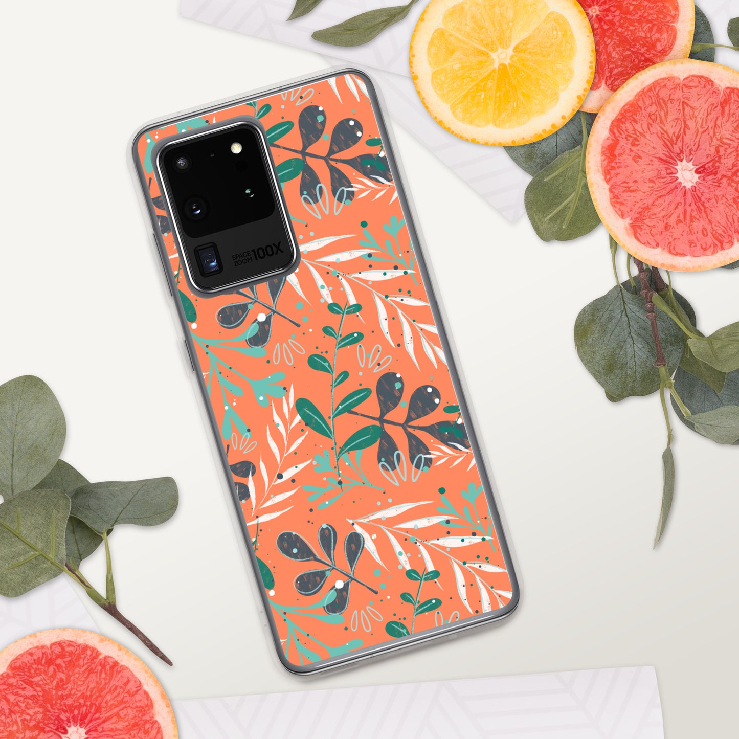 Samsung Case, Leaves orange