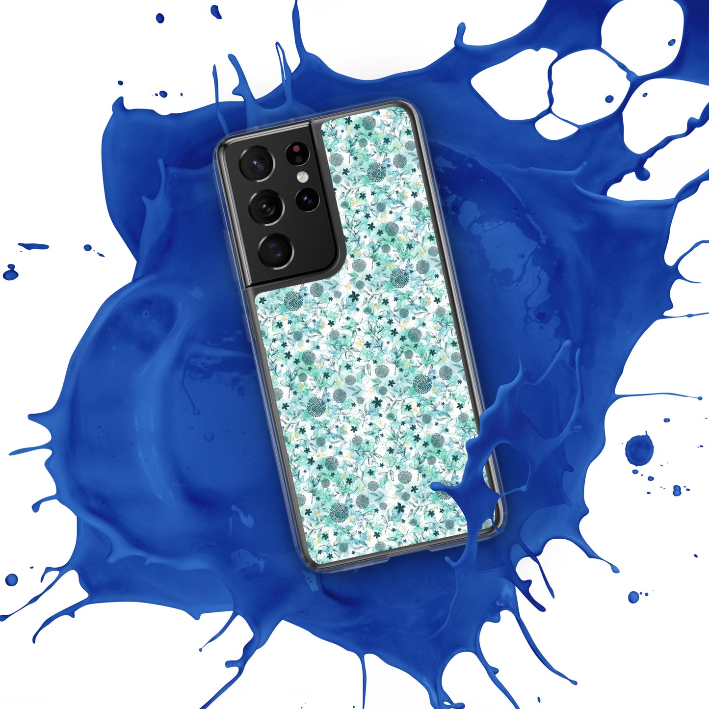 Samsung Case, Little blue florals