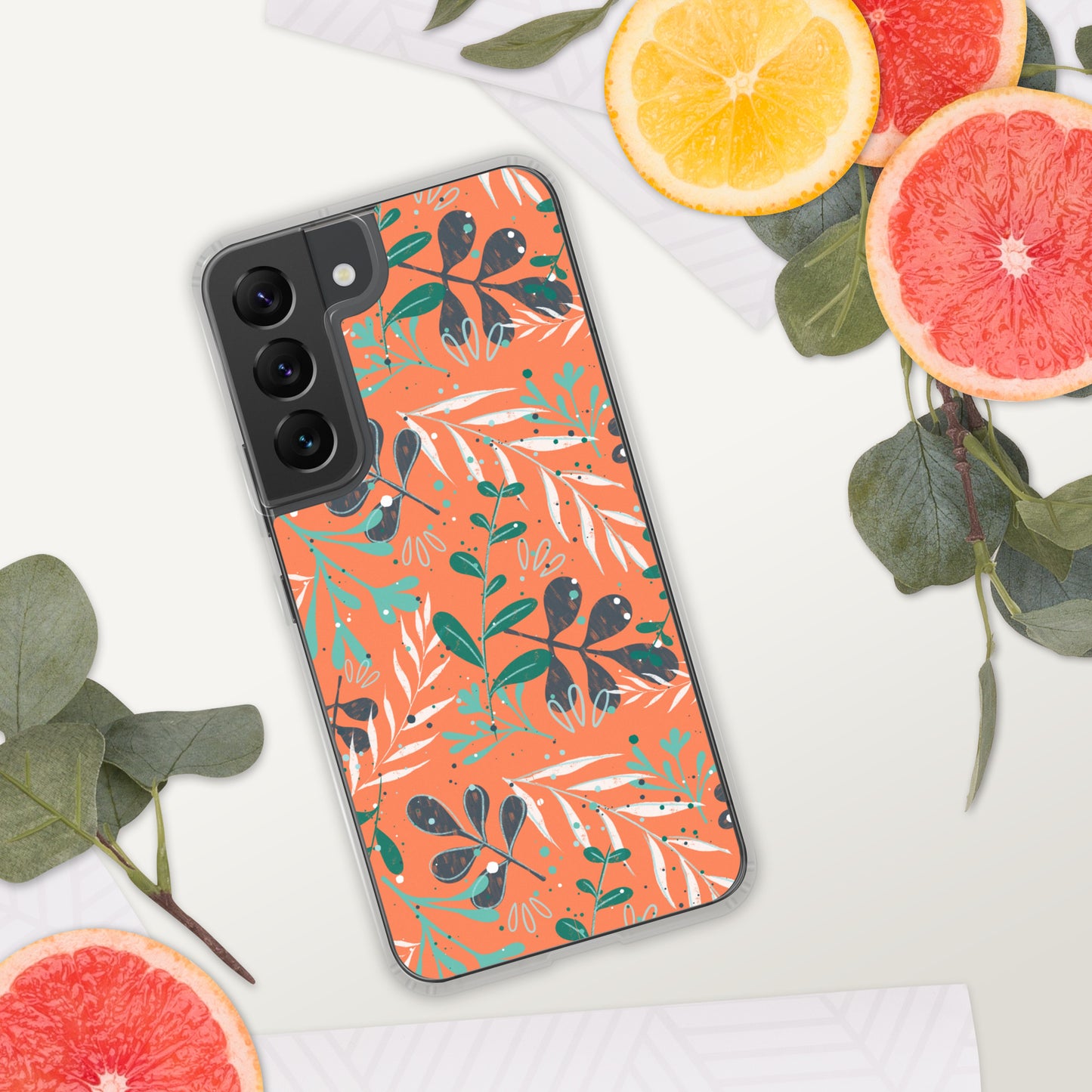 Samsung Case, Leaves orange