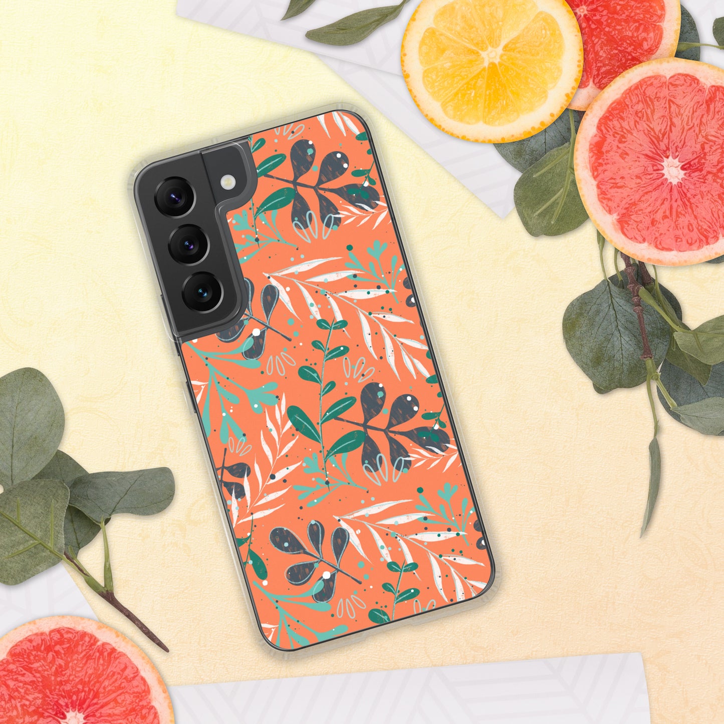 Samsung Case, Leaves orange