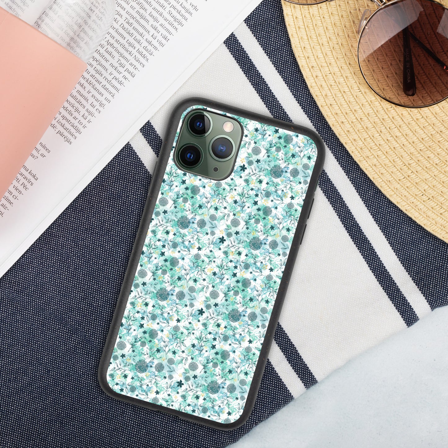 Speckled iPhone case, Little blue florals