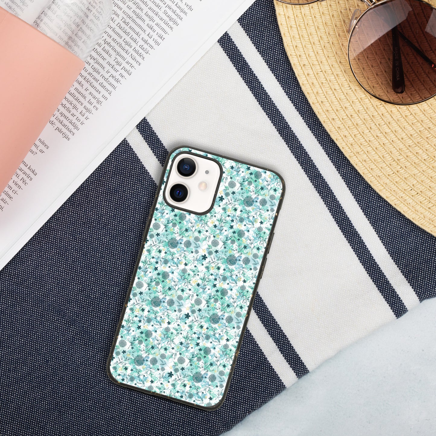 Speckled iPhone case, Little blue florals