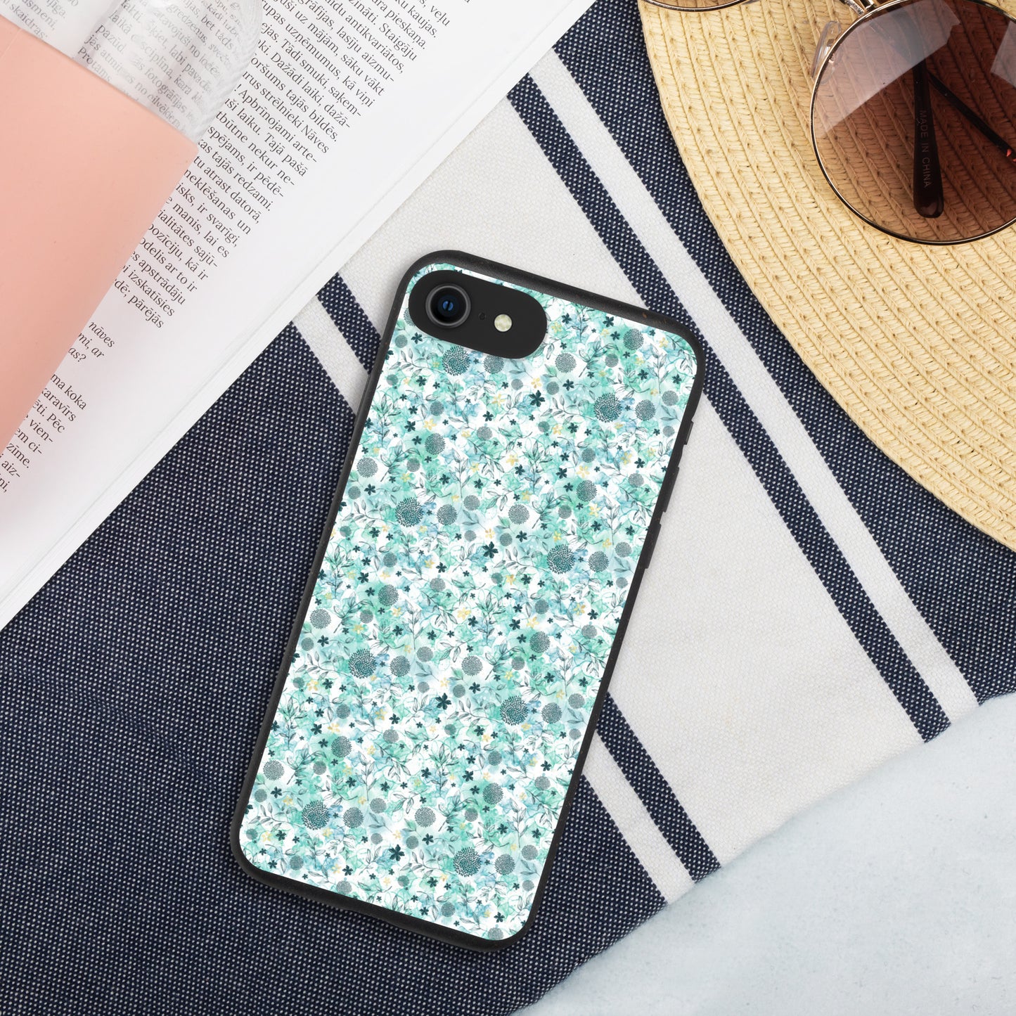 Speckled iPhone case, Little blue florals